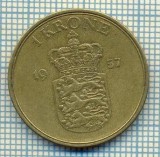 5968 MONEDA - DANEMARCA (DANMARK) - 1 KRONE - ANUL 1957 -starea care se vede