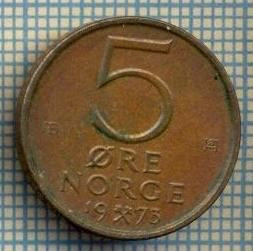 5901 MONEDA - NORVEGIA (NORGE) - 5 ORE - ANUL 1973 -starea care se vede foto