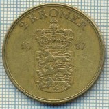 5952 MONEDA - DANEMARCA (DANMARK) - 2 KRONER - ANUL 1957 -starea care se vede