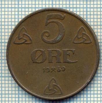 5910 MONEDA - NORVEGIA (NORGE) - 5 ORE - ANUL 1939 -starea care se vede foto