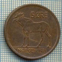 5950 MONEDA - NORVEGIA (NORGE) - 5 ORE - ANUL 1971 -starea care se vede