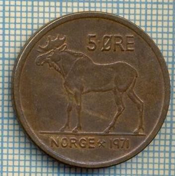 5950 MONEDA - NORVEGIA (NORGE) - 5 ORE - ANUL 1971 -starea care se vede foto