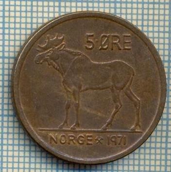 5950 MONEDA - NORVEGIA (NORGE) - 5 ORE - ANUL 1971 -starea care se vede