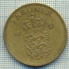 5953 MONEDA - DANEMARCA (DANMARK) - 2 KRONER - ANUL 1957 -starea care se vede