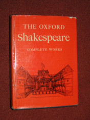 The Oxford Shakespeare - Complete Works - Edited by W. J. Craig foto