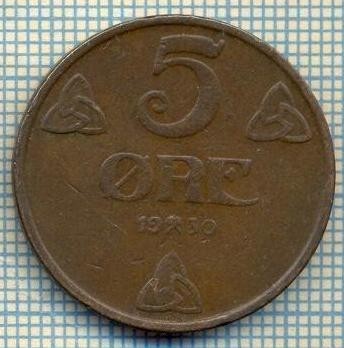 5913 MONEDA - NORVEGIA (NORGE) - 5 ORE - ANUL 1930 -starea care se vede foto