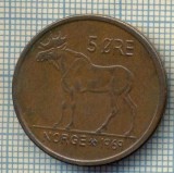 5945 MONEDA - NORVEGIA (NORGE) - 5 ORE - ANUL 1969 -starea care se vede