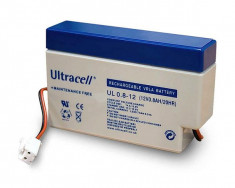 Acumulator stationar Ultracell 12V 0.8Ah foto