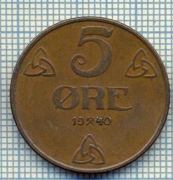 5905 MONEDA - NORVEGIA (NORGE) - 5 ORE - ANUL 1940 -starea care se vede