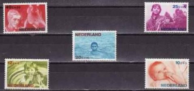 Olanda 1966 - cat.nr.839-43 neuzat,perfecta stare foto
