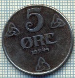 5916 MONEDA - NORVEGIA (NORGE) - 5 ORE - ANUL 1944 -starea care se vede