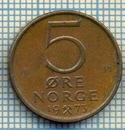 5899 MONEDA - NORVEGIA (NORGE) - 5 ORE - ANUL 1973 -starea care se vede