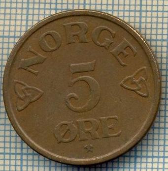 5928 MONEDA - NORVEGIA (NORGE) - 5 ORE - ANUL 1955 -starea care se vede