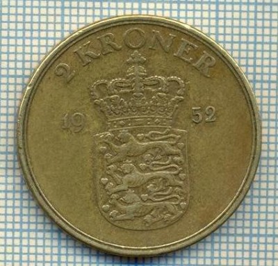 5959 MONEDA - DANEMARCA (DANMARK) - 2 KRONER - ANUL 1952 -starea care se vede foto