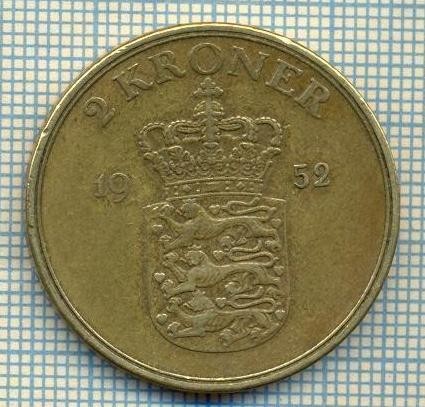 5959 MONEDA - DANEMARCA (DANMARK) - 2 KRONER - ANUL 1952 -starea care se vede