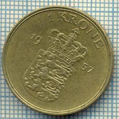 5967 MONEDA - DANEMARCA (DANMARK) - 1 KRONE - ANUL 1957 -starea care se vede