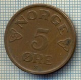 5921 MONEDA - NORVEGIA (NORGE) - 5 ORE - ANUL 1955 -starea care se vede