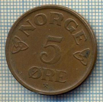 5921 MONEDA - NORVEGIA (NORGE) - 5 ORE - ANUL 1955 -starea care se vede foto