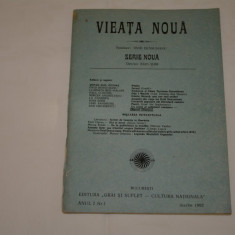 Vieata noua - Serie noua - Anul I - Nr. 1 - 1992