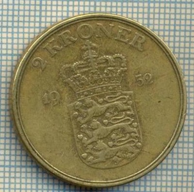 5960 MONEDA - DANEMARCA (DANMARK) - 2 KRONER - ANUL 1952 -starea care se vede foto