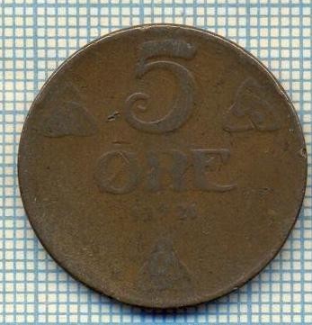 5911 MONEDA - NORVEGIA (NORGE) - 5 ORE - ANUL 1921 -starea care se vede foto