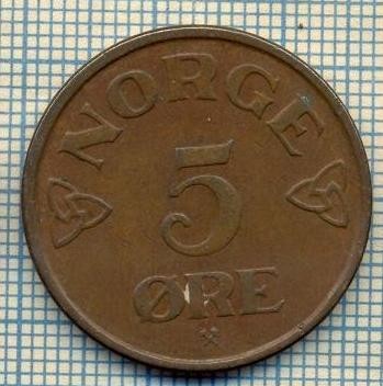 5930 MONEDA - NORVEGIA (NORGE) - 5 ORE - ANUL 1953 -starea care se vede foto