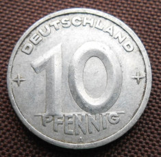 GERMANIA 10 pfennig 1950 A foto