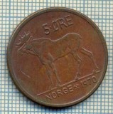 5943 MONEDA - NORVEGIA (NORGE) - 5 ORE - ANUL 1970 -starea care se vede