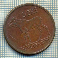 5943 MONEDA - NORVEGIA (NORGE) - 5 ORE - ANUL 1970 -starea care se vede