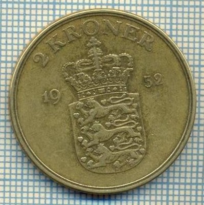 5964 MONEDA - DANEMARCA (DANMARK) - 2 KRONER - ANUL 1952 -starea care se vede foto