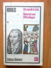 n6 Novalis - Discipolii la Sais. Heinrich von Ofterdingen foto