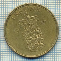 5989 MONEDA - DANEMARCA (DANMARK) - 1 KRONE - ANUL 1957 -starea care se vede