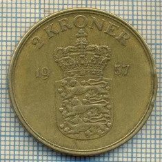 5975 MONEDA - DANEMARCA (DANMARK) - 2 KRONER - ANUL 1957 -starea care se vede