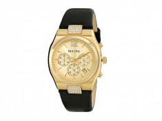 Ceas femei Bulova Ladies Crystal - 97M107 | 100% original, import SUA, 10 zile lucratoare foto