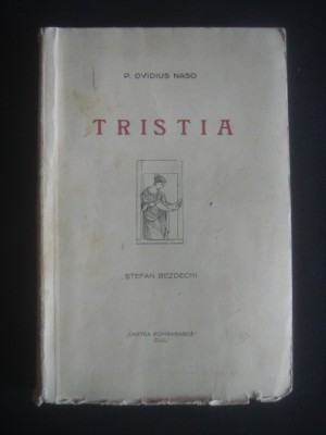 P. OVIDIUS NASO - TRISTIA {1930} foto