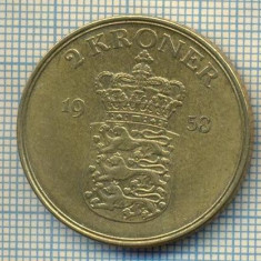 5982 MONEDA - DANEMARCA (DANMARK) - 2 KRONER - ANUL 1958 -starea care se vede