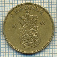 5979 MONEDA - DANEMARCA (DANMARK) - 2 KRONER - ANUL 1958 -starea care se vede