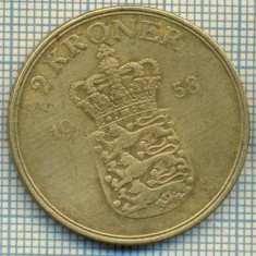 5980 MONEDA - DANEMARCA (DANMARK) - 2 KRONER - ANUL 1958 -starea care se vede