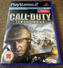 Joc Call of Duty Finest Hour, PS2, original, alte sute de jocuri! foto