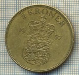 5977 MONEDA - DANEMARCA (DANMARK) - 2 KRONER - ANUL 1957 -starea care se vede