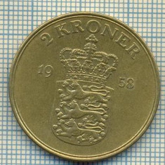 5984 MONEDA - DANEMARCA (DANMARK) - 2 KRONER - ANUL 1958 -starea care se vede