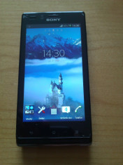 Sony Xperia J ST26i negru Orange second hand foto