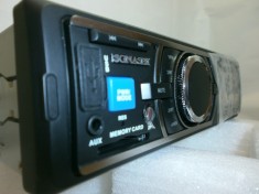 Radio auto cu mp3 slot usb si card sd cu ecran lcd si telecomanda foto