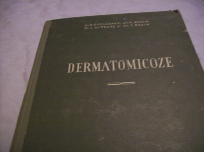 dermatomicoze-r. evolceanu, a. avram, i. alteras-1956 [2 buc. la fel] foto