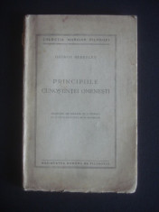 GEORGE BERKELEY - PRINCIPIILE CUNOSTINTEI OMENESTI {1940} foto