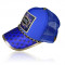 Sapca Trucker Royal Blue Gold &quot;Fashion Caps Romania&quot;