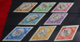Timbre stampilate Ro-Serie completa-Timbre 1964, JO de la Tokyo-nedantelate, Stampilat