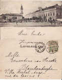 Oradea - Piata -clasica, animata