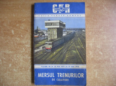 MERSUL TRENURILOR DE CALATORI valabil de la 22 mai 1977 la 27 mai 1978 foto