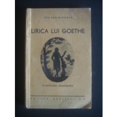 ION SAN-GIORGIU - LIRICA LUI GOETHE {1942}